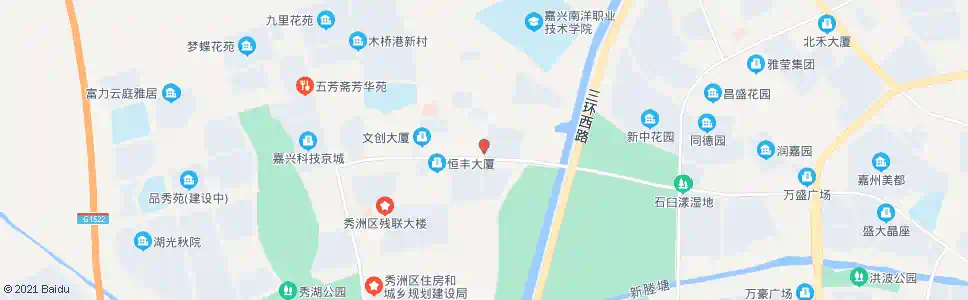 嘉兴秀庄路东升西路_公交站地图_嘉兴公交_妙搜公交查询2025