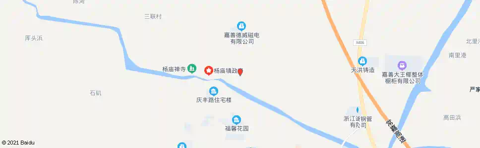 嘉兴宏杨村部_公交站地图_嘉兴公交_妙搜公交查询2025