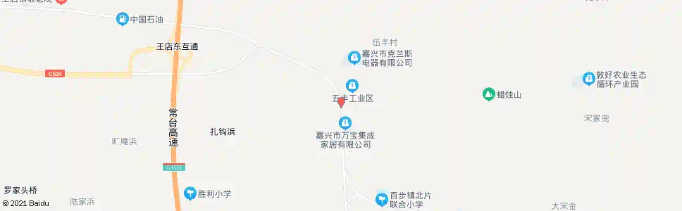 嘉兴五丰工业园_公交站地图_嘉兴公交_妙搜公交查询2025