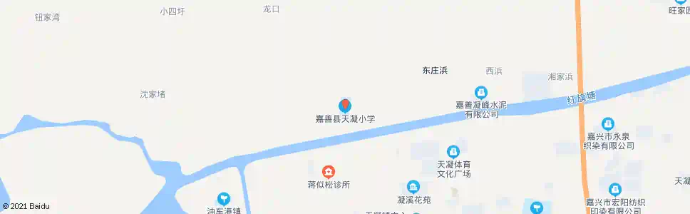 嘉兴天凝小学_公交站地图_嘉兴公交_妙搜公交查询2025