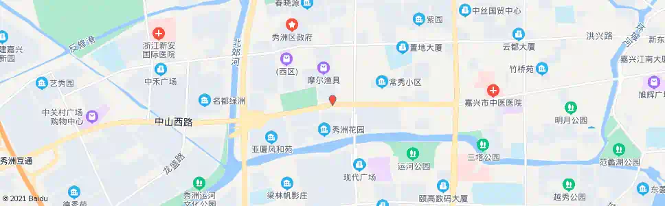 嘉兴华新花园南(大润发超市)_公交站地图_嘉兴公交_妙搜公交查询2025
