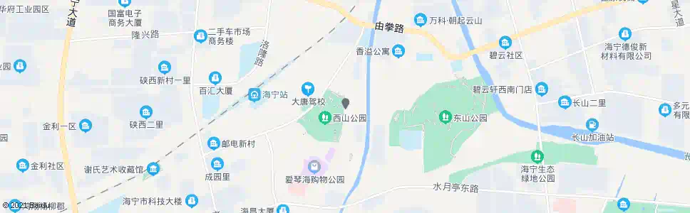 嘉兴西山公园_公交站地图_嘉兴公交_妙搜公交查询2025