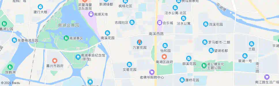 嘉兴万家花园_公交站地图_嘉兴公交_妙搜公交查询2025