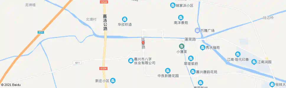 嘉兴凤舞桥_公交站地图_嘉兴公交_妙搜公交查询2025