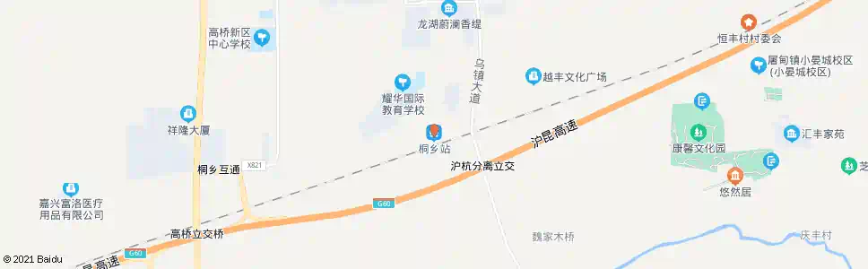 嘉兴桐乡火车站_公交站地图_嘉兴公交_妙搜公交查询2025