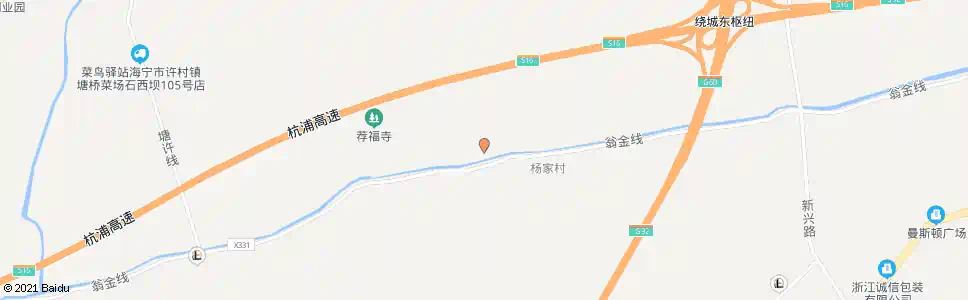 嘉兴红旗村_公交站地图_嘉兴公交_妙搜公交查询2025