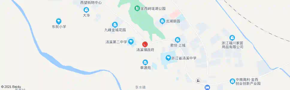 金华汤溪镇政府_公交站地图_金华公交_妙搜公交查询2025