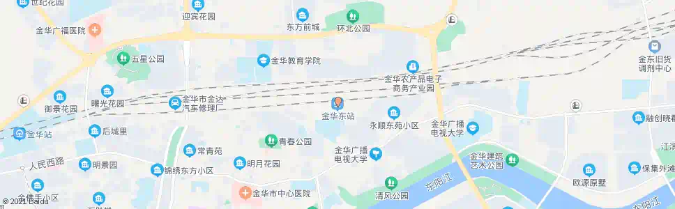 金华金婺大桥东_公交站地图_金华公交_妙搜公交查询2025