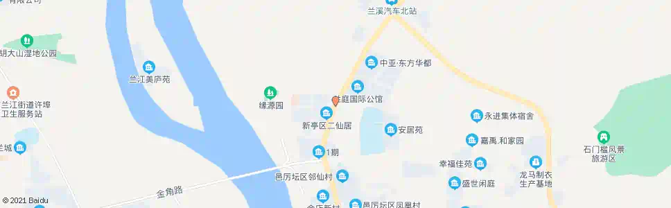 金华黄大仙宫(城北医院中亚东方名都)_公交站地图_金华公交_妙搜公交查询2025