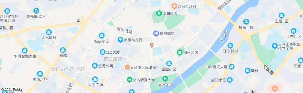 金华工商宾馆_公交站地图_金华公交_妙搜公交查询2025