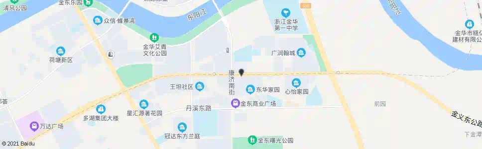 金华李渔东路康济街口_公交站地图_金华公交_妙搜公交查询2025