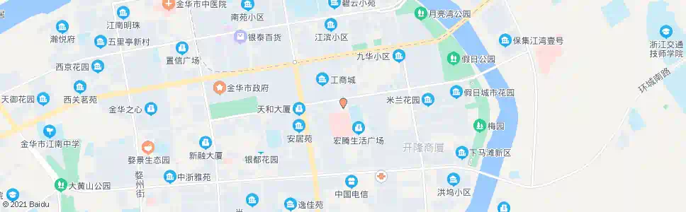 金华人寿保险公司_公交站地图_金华公交_妙搜公交查询2025