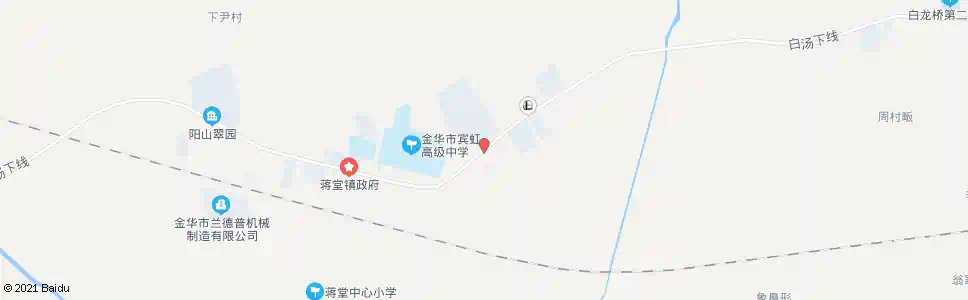 金华临时停靠站(蒋堂木材市场)_公交站地图_金华公交_妙搜公交查询2025