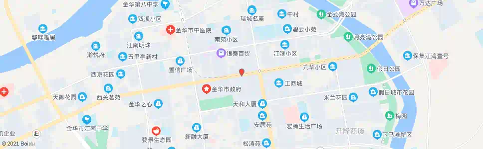 金华金华商城北_公交站地图_金华公交_妙搜公交查询2025