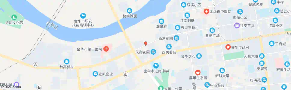 金华新西关小区_公交站地图_金华公交_妙搜公交查询2025