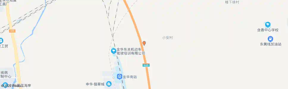 金华黄山塘_公交站地图_金华公交_妙搜公交查询2025