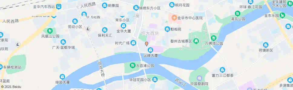 金华雪峰大酒店_公交站地图_金华公交_妙搜公交查询2025