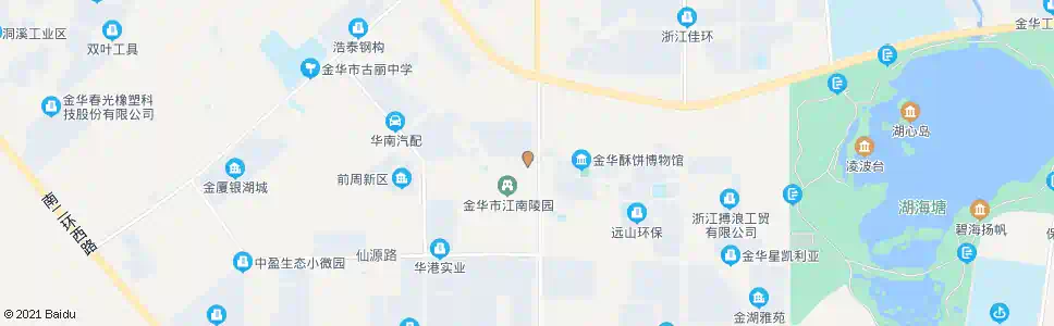 金华第二公墓_公交站地图_金华公交_妙搜公交查询2025