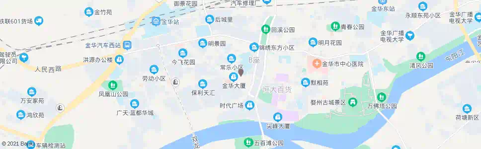 金华金华四中_公交站地图_金华公交_妙搜公交查询2025