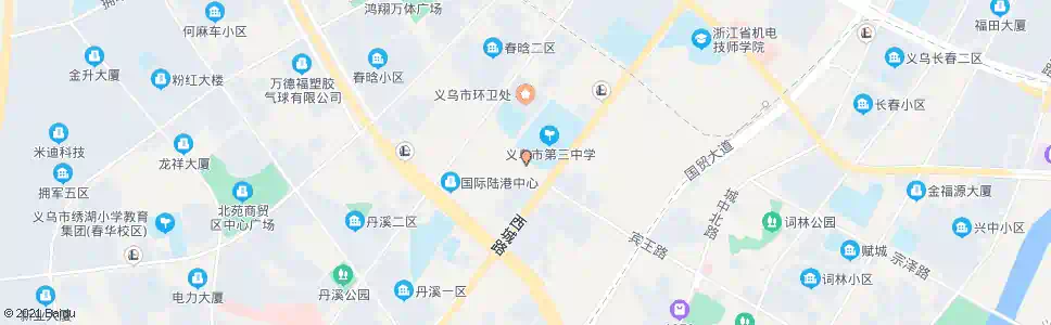 金华义乌三中_公交站地图_金华公交_妙搜公交查询2025