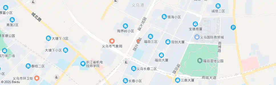 金华福田小学北_公交站地图_金华公交_妙搜公交查询2025