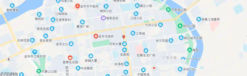 金华家电市场_公交站地图_金华公交_妙搜公交查询2025