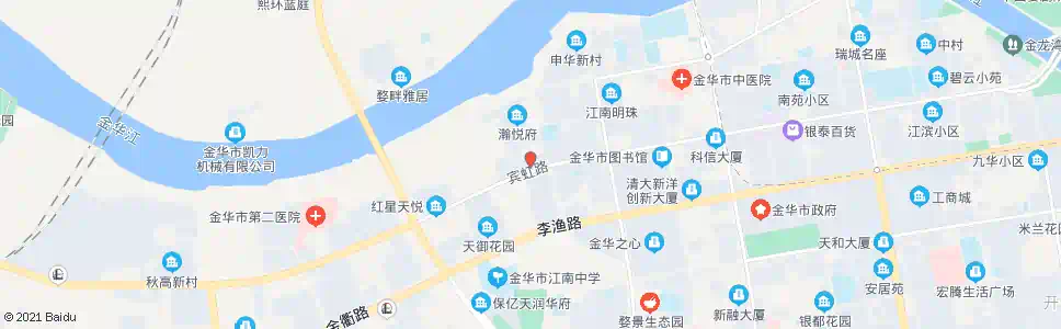金华临时停靠站(现代城)_公交站地图_金华公交_妙搜公交查询2025