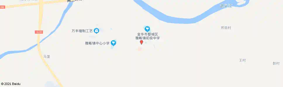 金华雅畈_公交站地图_金华公交_妙搜公交查询2025