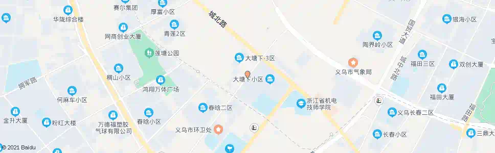 金华大塘下北_公交站地图_金华公交_妙搜公交查询2025