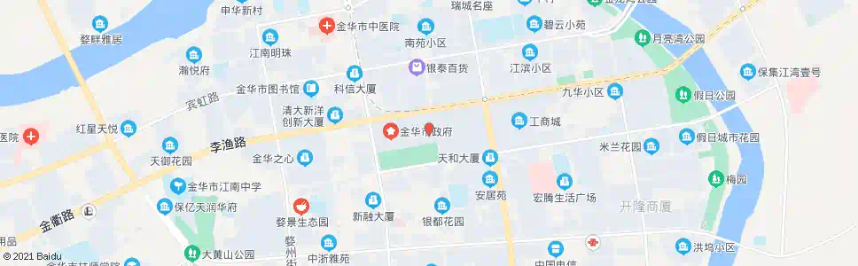 金华婺城区法院_公交站地图_金华公交_妙搜公交查询2025