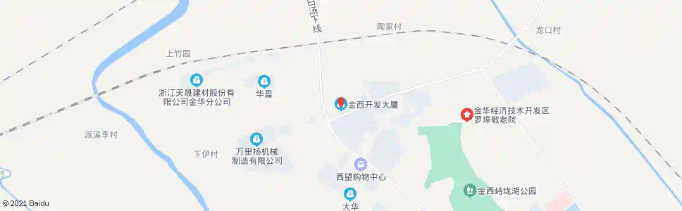 金华金华开发区金西办公楼(金西开发区管委会)_公交站地图_金华公交_妙搜公交查询2025