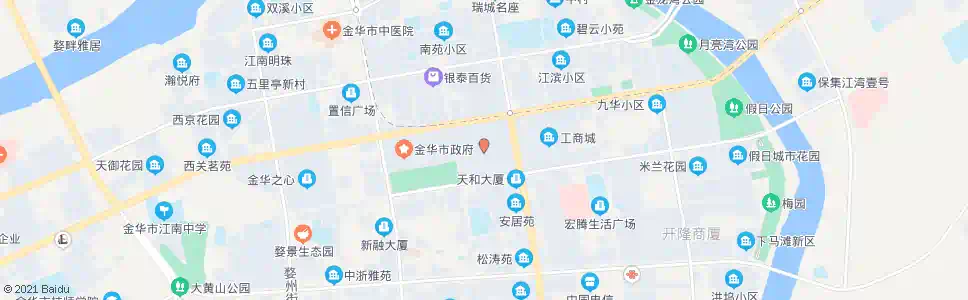 金华金华商城_公交站地图_金华公交_妙搜公交查询2025