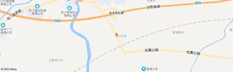 金华九石龙_公交站地图_金华公交_妙搜公交查询2025