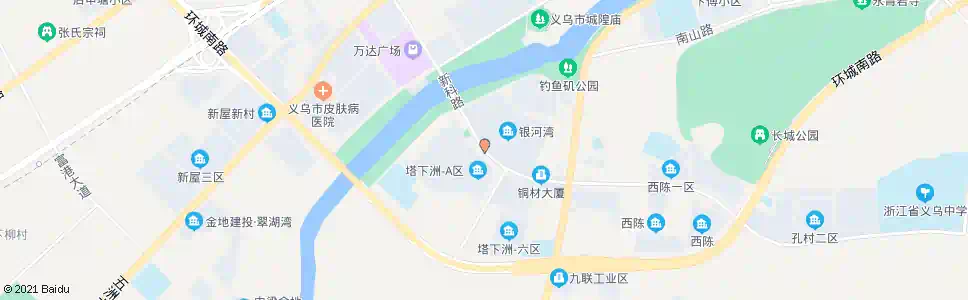 金华塔下洲_公交站地图_金华公交_妙搜公交查询2025
