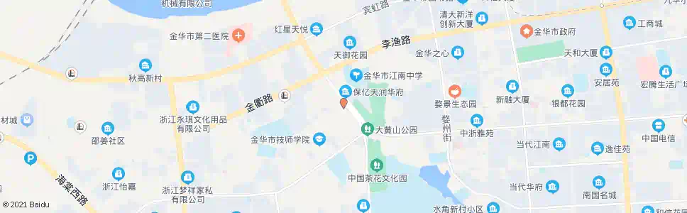 金华假日花园_公交站地图_金华公交_妙搜公交查询2025