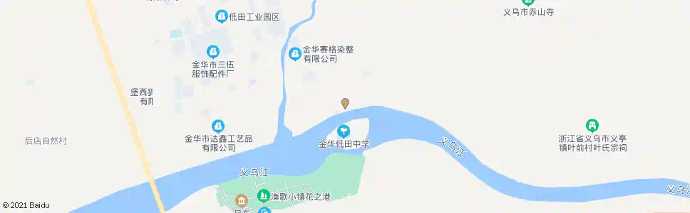 金华低田西_公交站地图_金华公交_妙搜公交查询2025