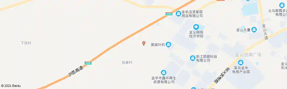 金华后田_公交站地图_金华公交_妙搜公交查询2025