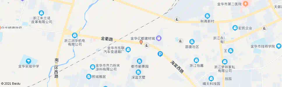 金华大唐家具广场_公交站地图_金华公交_妙搜公交查询2025