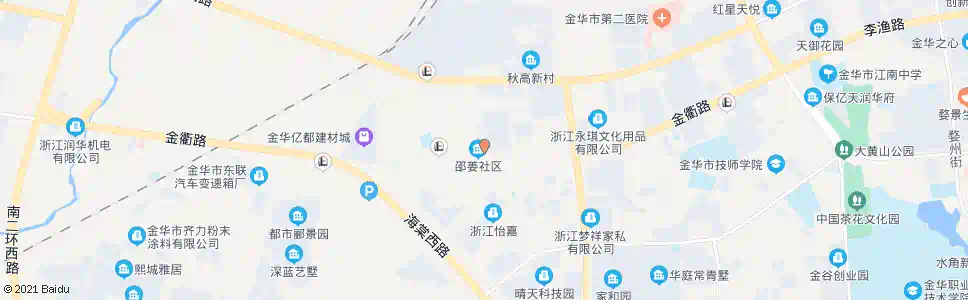 金华邵姜_公交站地图_金华公交_妙搜公交查询2025
