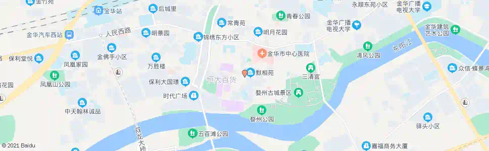 金华莲花井_公交站地图_金华公交_妙搜公交查询2025