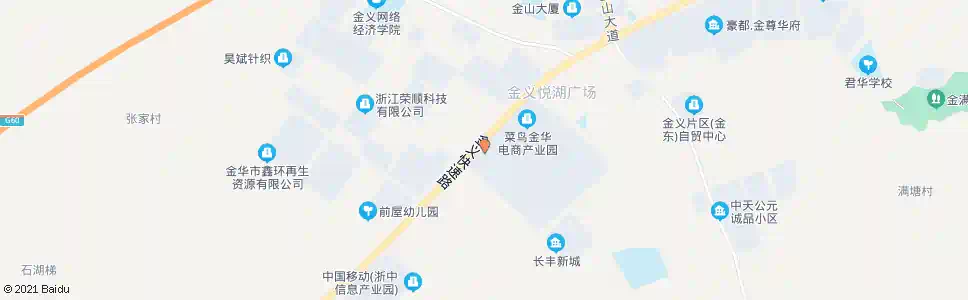 金华菜鸟新城_公交站地图_金华公交_妙搜公交查询2025