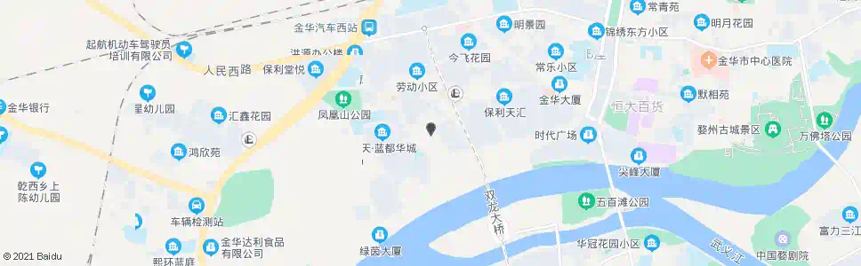 金华解放西路泰来店_公交站地图_金华公交_妙搜公交查询2025