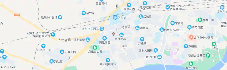 金华太阳城_公交站地图_金华公交_妙搜公交查询2025