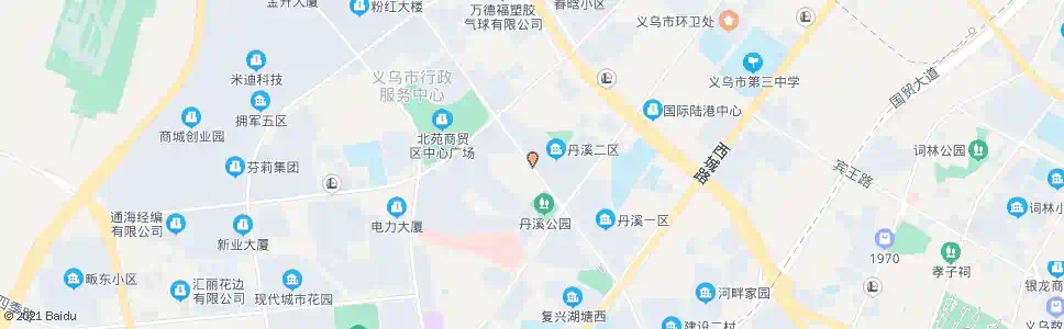 金华丹溪三小区_公交站地图_金华公交_妙搜公交查询2025