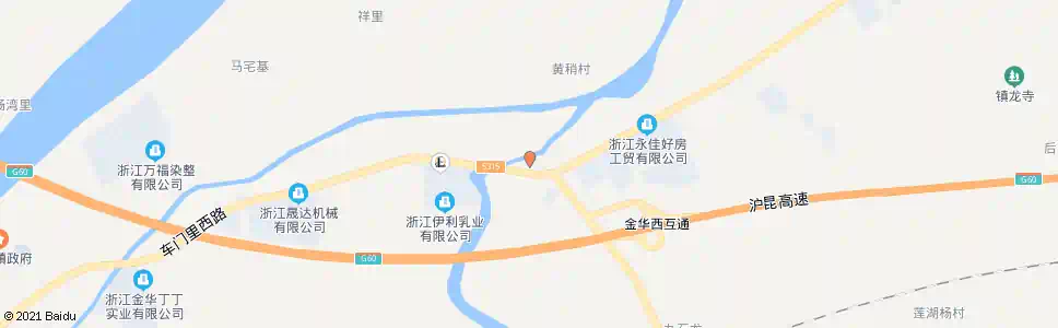 金华临时停靠站(下潘桥头)_公交站地图_金华公交_妙搜公交查询2025