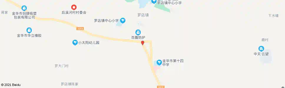金华兰溪路口(罗店)_公交站地图_金华公交_妙搜公交查询2025