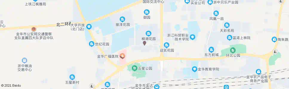 金华柳湖花园南_公交站地图_金华公交_妙搜公交查询2025