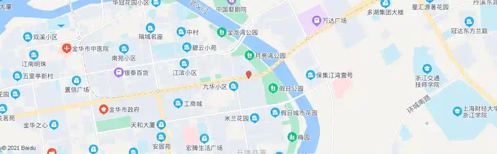金华阳光城市花园(月亮湾)_公交站地图_金华公交_妙搜公交查询2025
