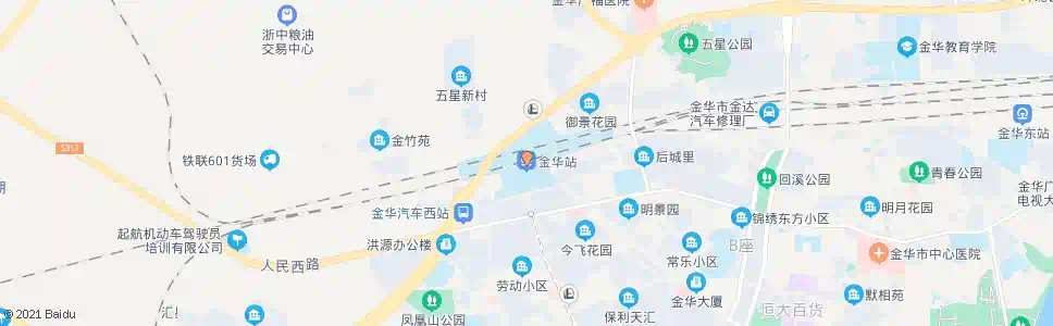 金华丝厂里_公交站地图_金华公交_妙搜公交查询2025