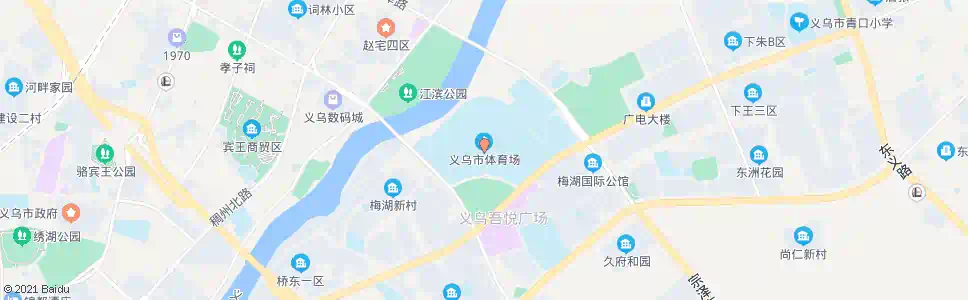 金华会展体育中心西_公交站地图_金华公交_妙搜公交查询2025